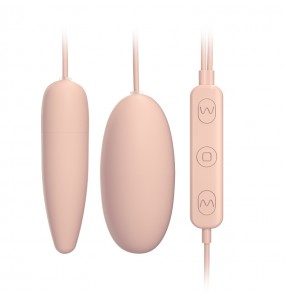 GALAKU - AKALI Dual Vibrating Egg (Tip Round Style - USB Power Supply)